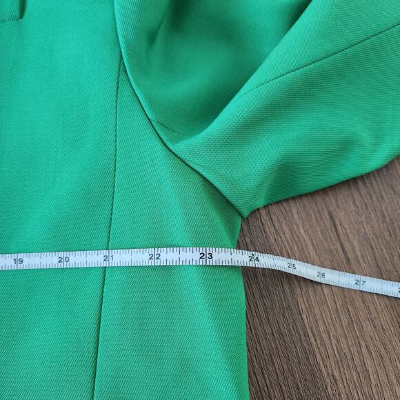 BABATON Atelier‎ Aritzia Vogue Oversized Blazer 2/M Green Preppy Career Office - Picture 8 of 9